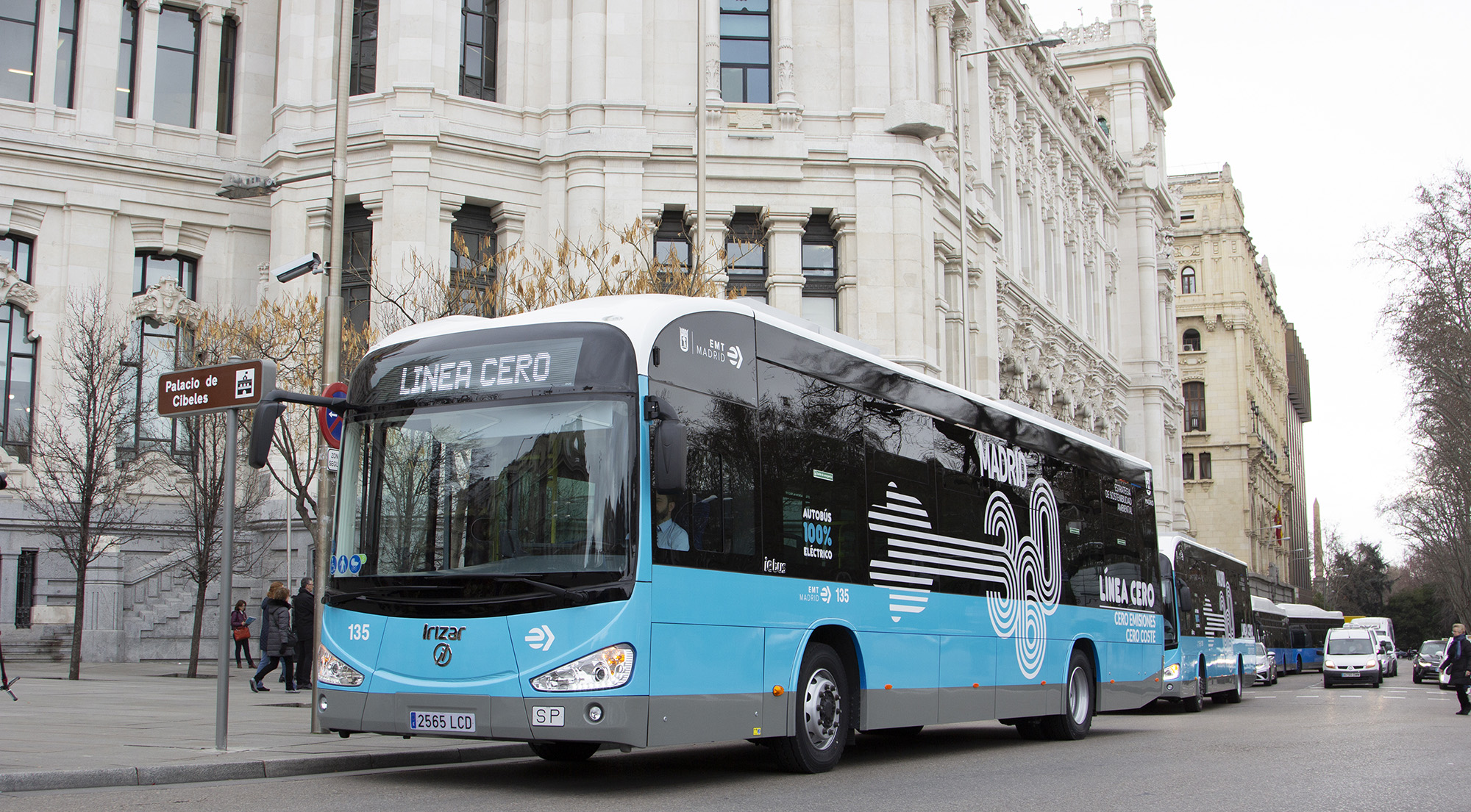 Autobus elettrici Irizar per le nuove linee "zero emissioni, zero costi" di Madrid