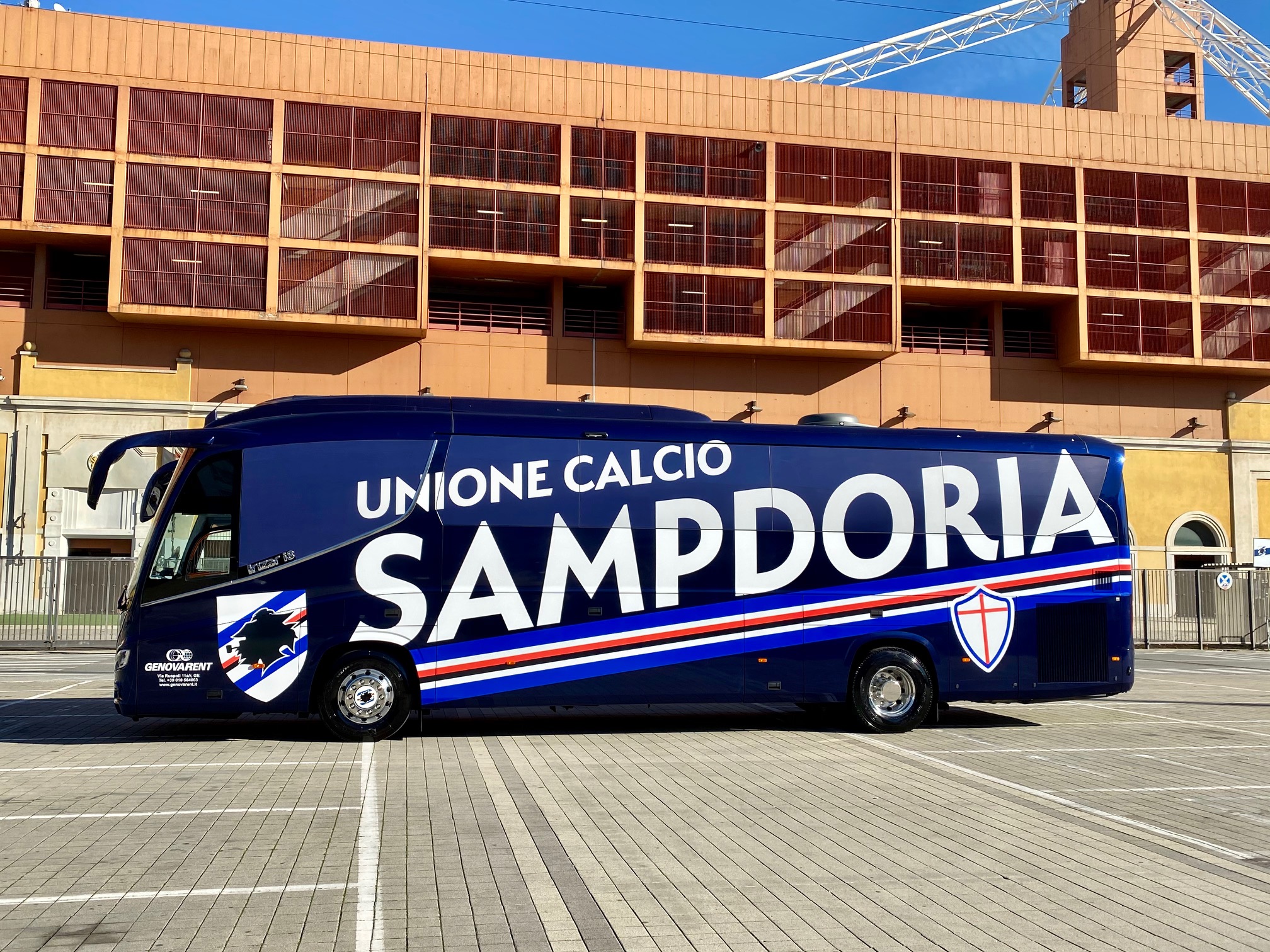 Grafica rinnovata per la SAMPDORIA.